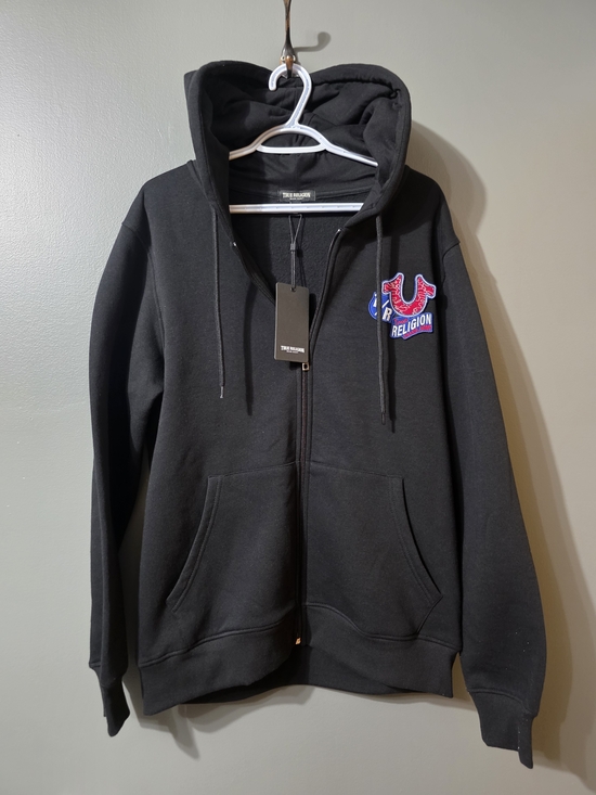 True Religion Other - True Religion Black Full-Zip Hoodie New
